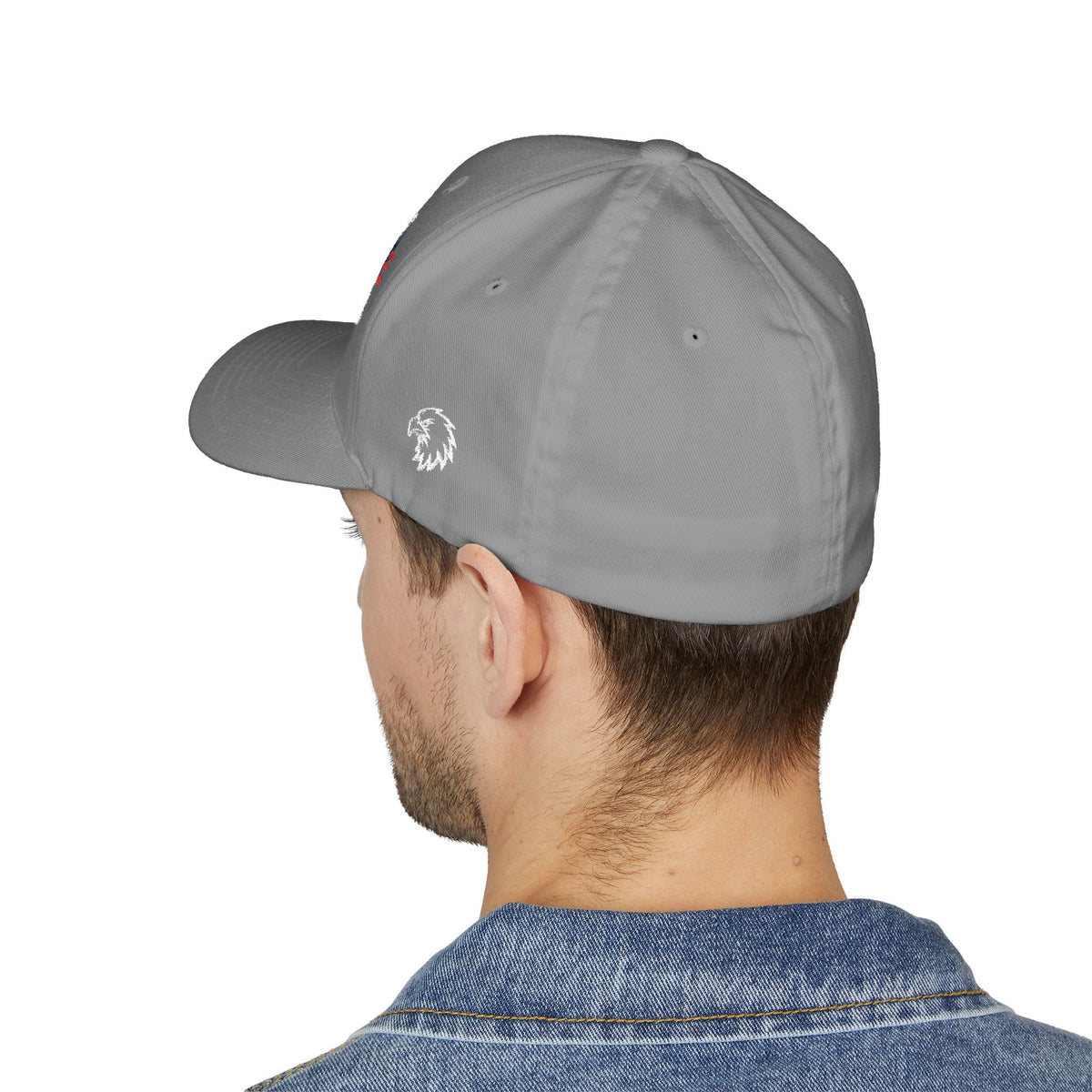 250 Years Unmatched embroidered hat, profile view