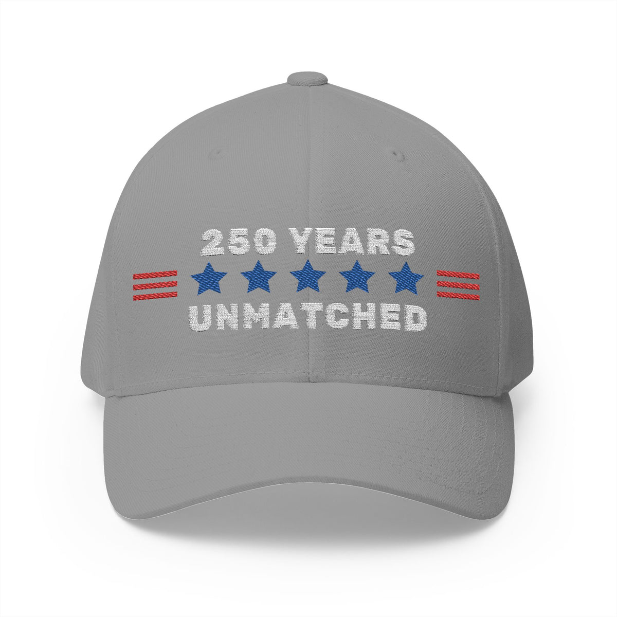 250 Years Unmatched structured cap shown at an angle