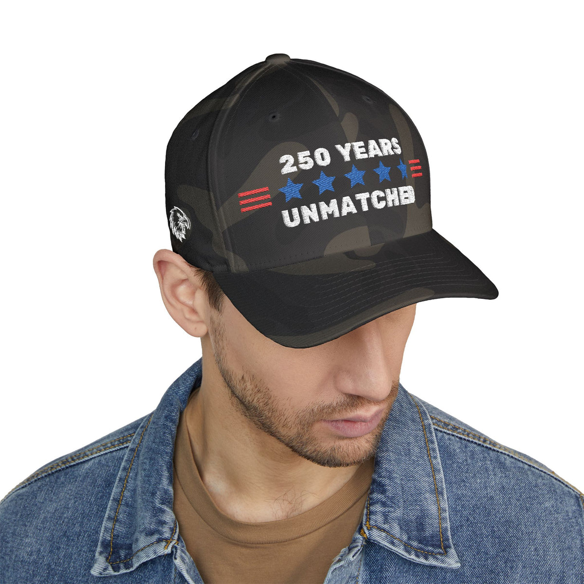 250 Years Unmatched 1776 anniversary hat in a camo colourway