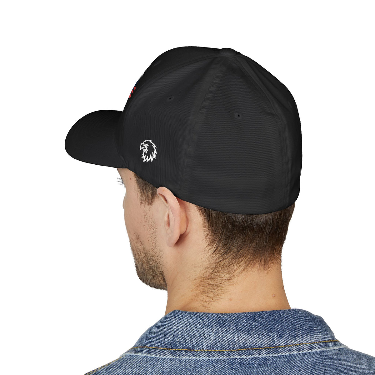 250 Years Unmatched patriotic embroidered cap, full product view