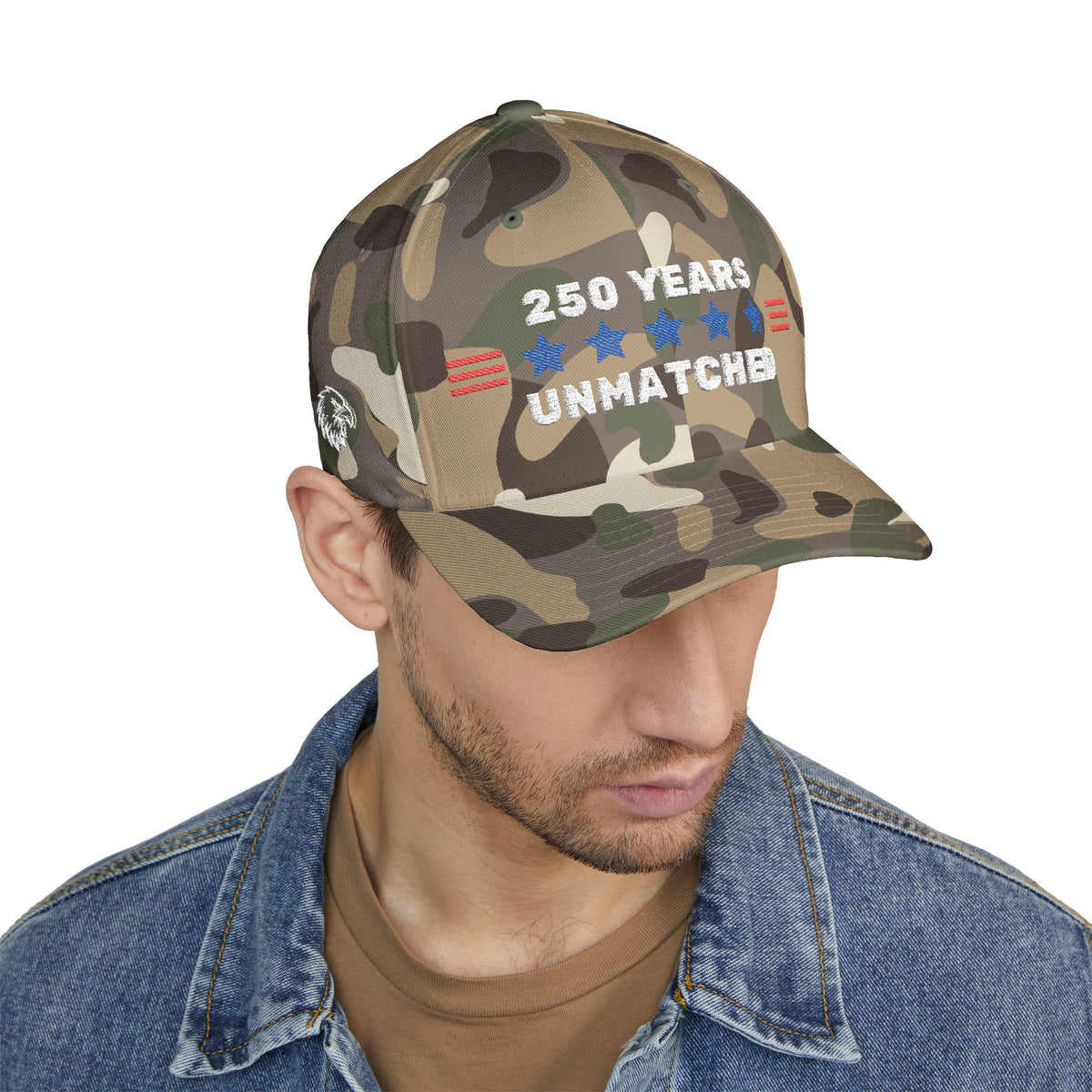 250 Years Unmatched - Embroidered Flexfit Cap